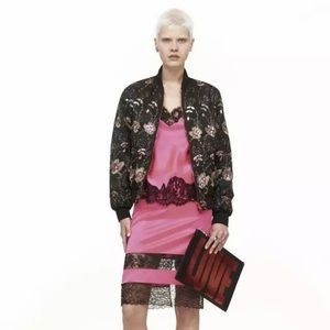 Givenchy Floral Sequin Embroidered Bomber Jacket